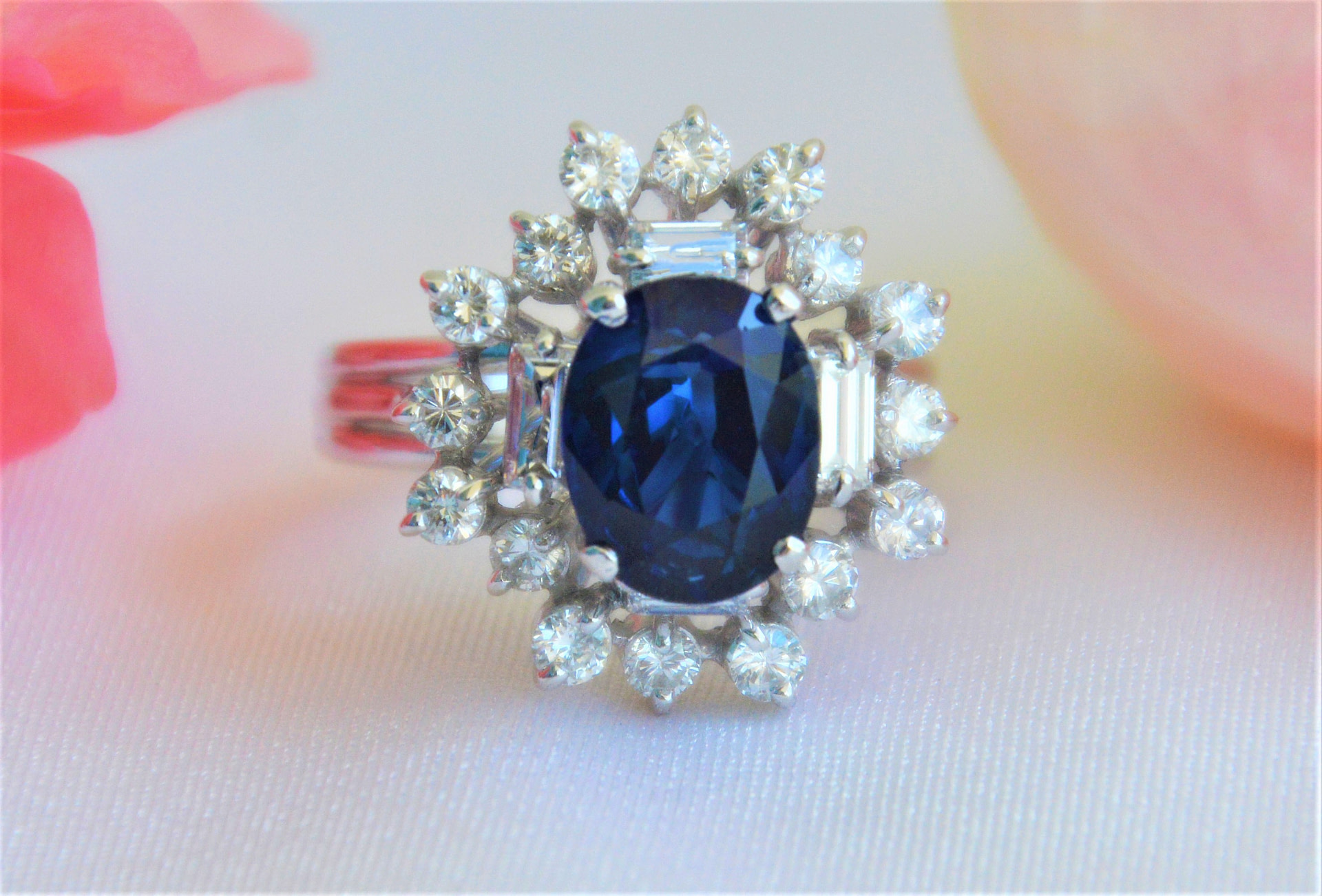 Amalfi Blue Sapphire Ring – L'Excellence Diamond